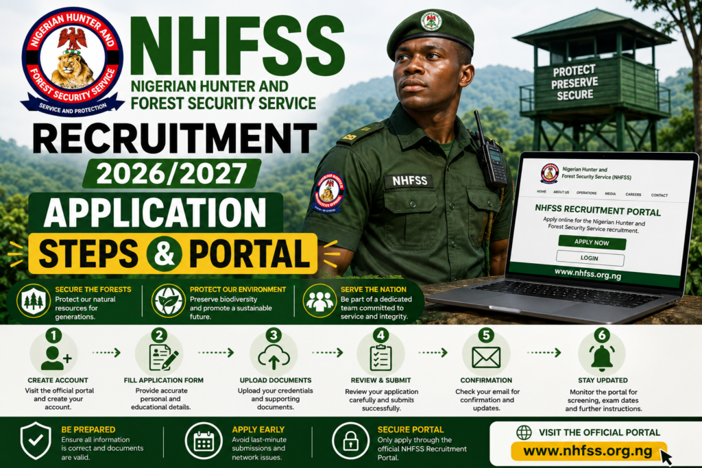 NFSS Recruitment 2026/2027 How to Apply, Requirements & Application Portal