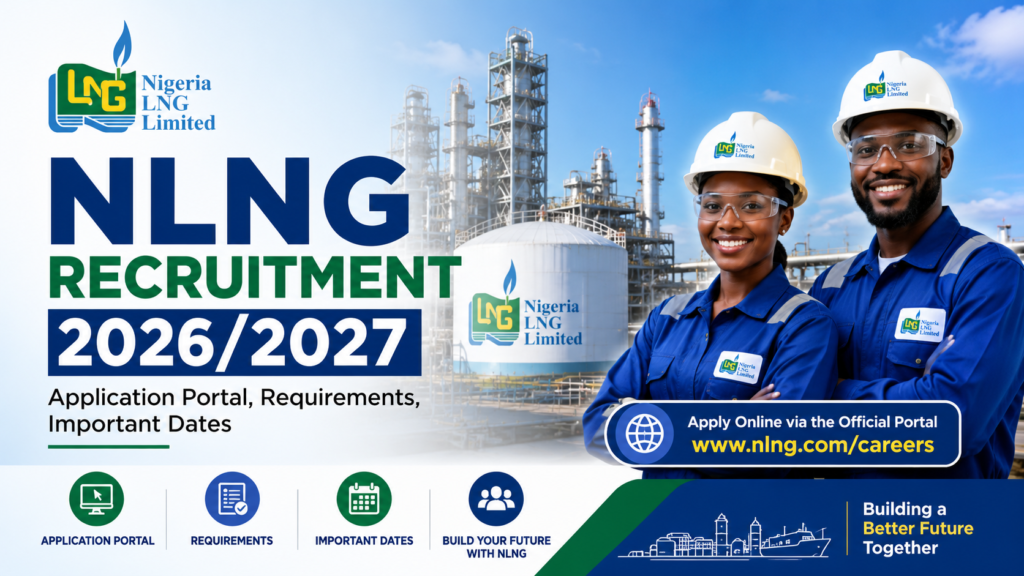 NLNG Recruitment 2026/2027 Application Portal, Requirements, Important Dates