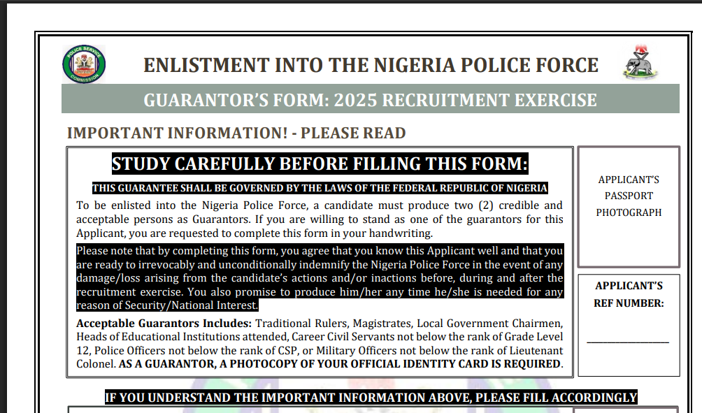 How to Download NPF Guarantor Form