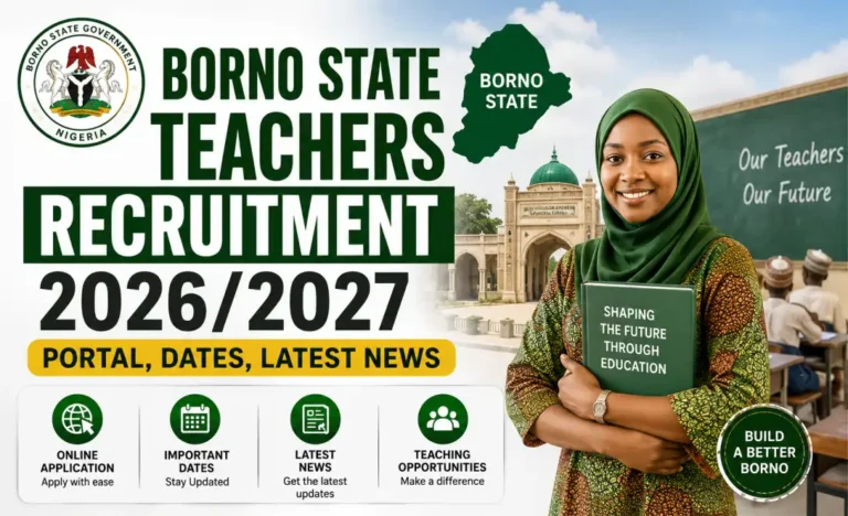 Borno State Teachers Recruitment 2026/2027 Portal, Dates, Latest News