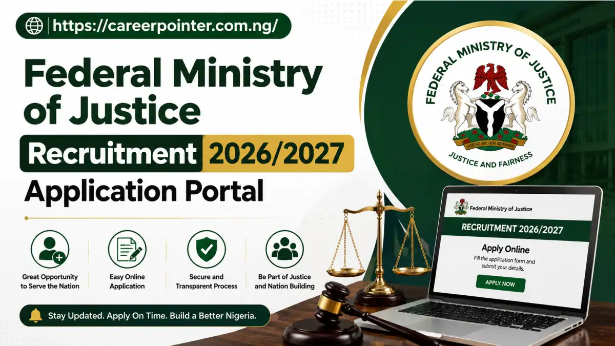 Federal Ministry of Justice Recruitment 2026/2027 Application Portal
