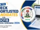 How to Check Shortlisted Candidates for CDCFIB Physical Screening 2026
