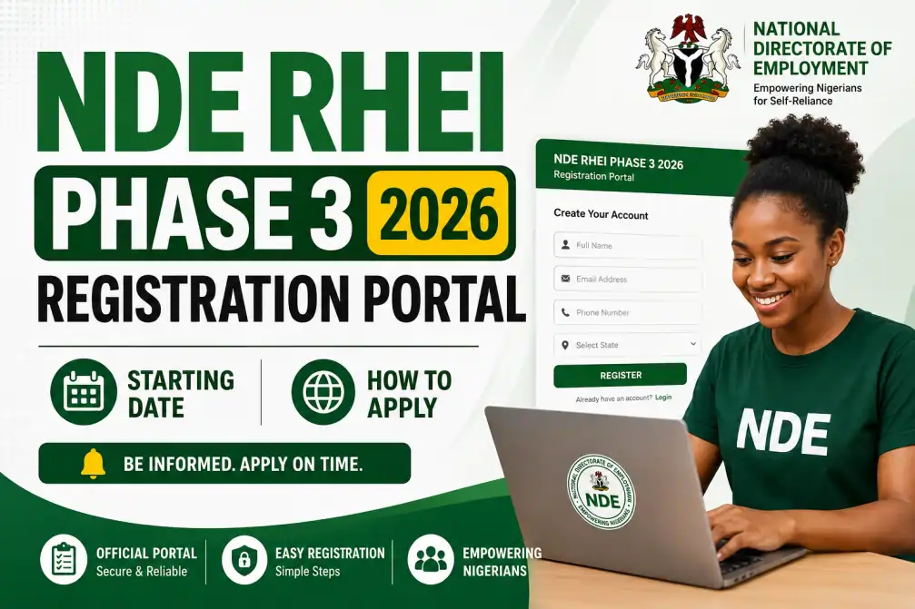 NDE RHEI Phase 3 2026 Registration Portal, Starting Date, How to Apply