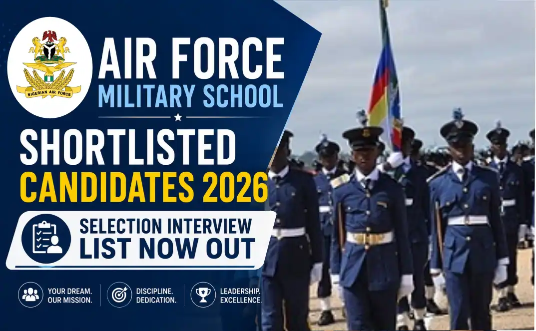 Air Force Military School Shortlisted Candidates 2026: Selection Interview List