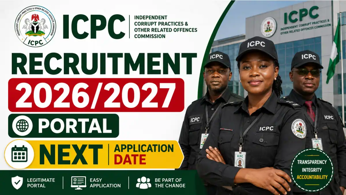 ICPC Recruitment 2026/2027 Portal: Next Application Date