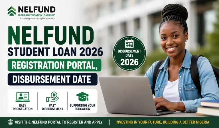 NELFUND Student Loan 2026 Registration Portal, Disbursement Date
