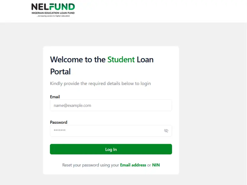 NELFUND Student Loan 2026 Registration Portal, Disbursement Date