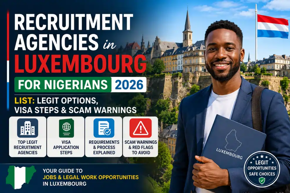Recruitment Agencies in Luxembourg for Nigerians 2026 List: Legit Options, Visa Steps
