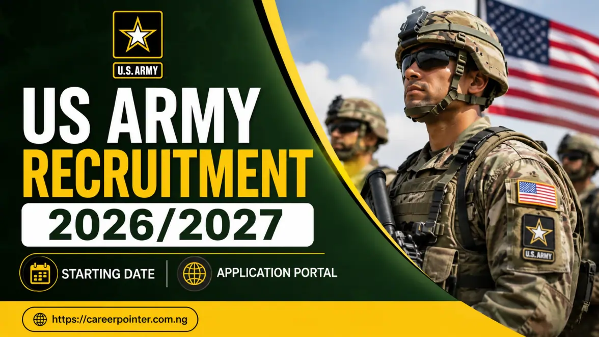 US Army Recruitment 2026/2027 Starting Date, Application Portal