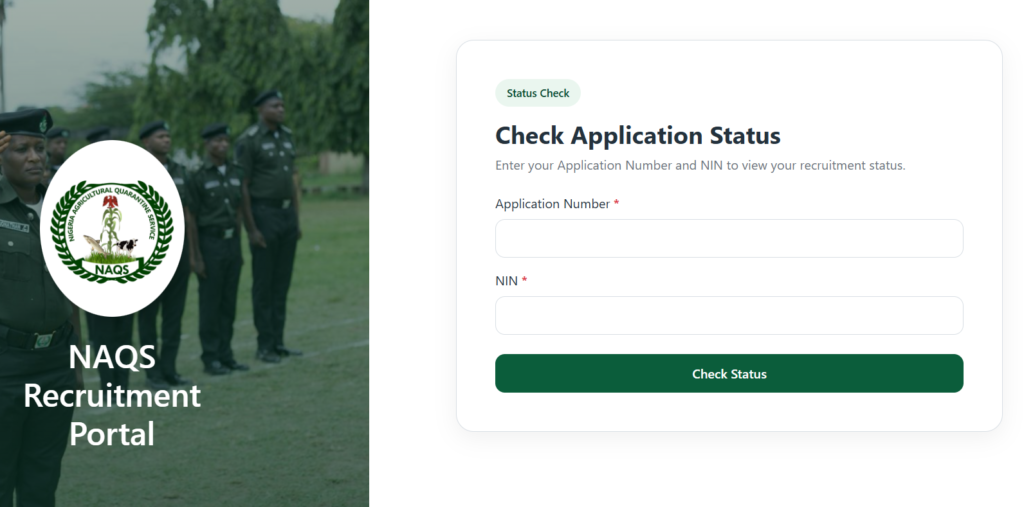 How to Check NAQS Recruitment Shortlist Status 2026