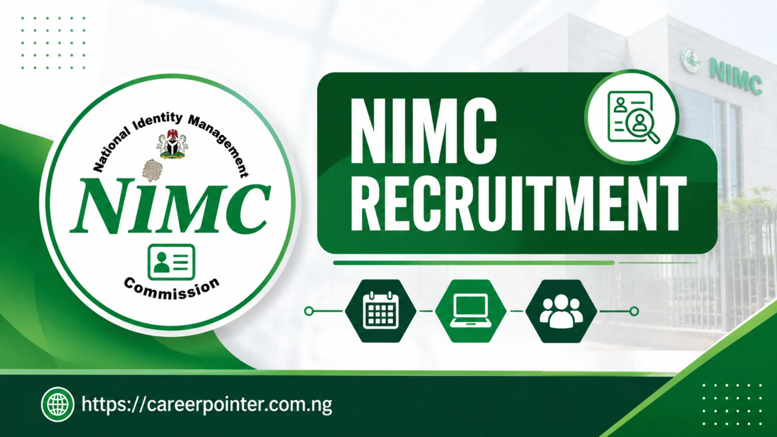 NIMC Recruitment 2026 Portal, Starting Date, Apply Online